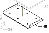 Base pour PBS 7 A BOSCH